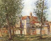 Alfred Sisley Moret-sur-Loing in Morning Sum oil on canvas